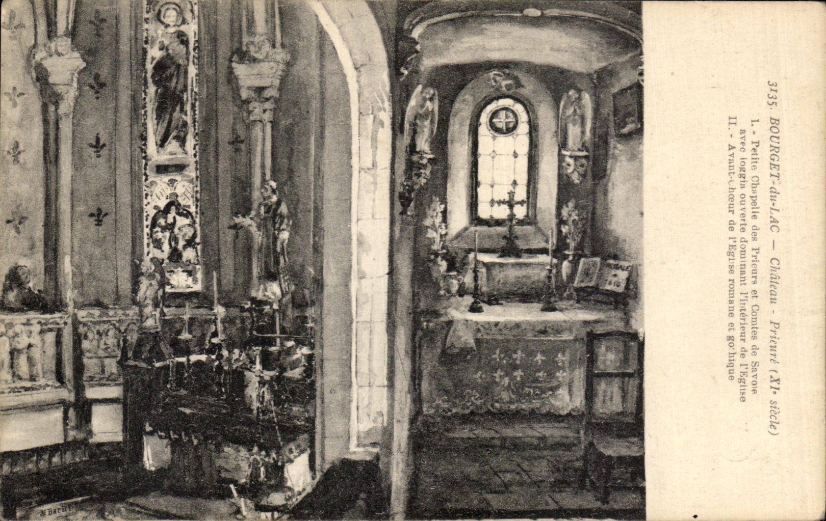CPA Bourget du Lac Chateau Prieure Petite chapelle des prieurs