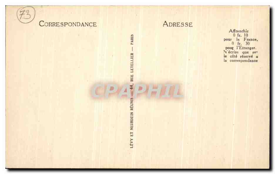 Lac du Bourget — Bords du Lac — LL. — n° 204 — Verso