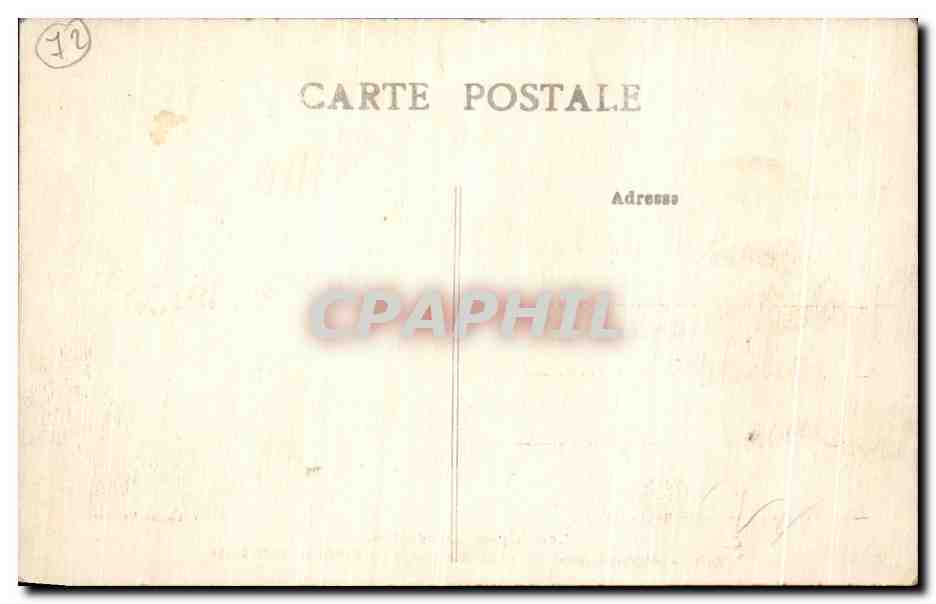CPA Saint Leonard des Bois La Sarthe et Pont Route de Saint Ceneri — Rückseite
