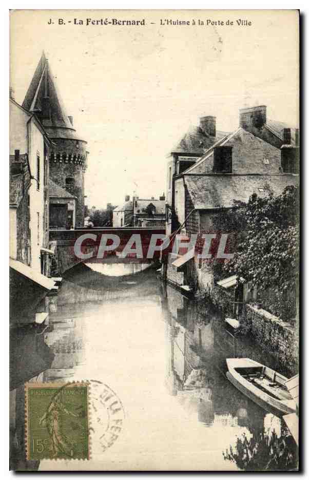 CPA La Ferte Bernard L Huisne a la Potle de Ville