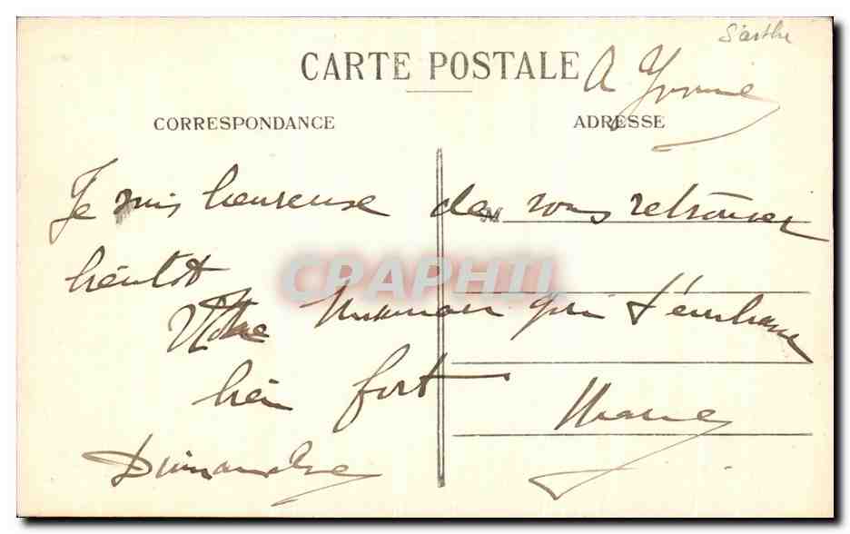 Le Mans — Maison de la Reine Bérengère — Édition N. G. — Verso