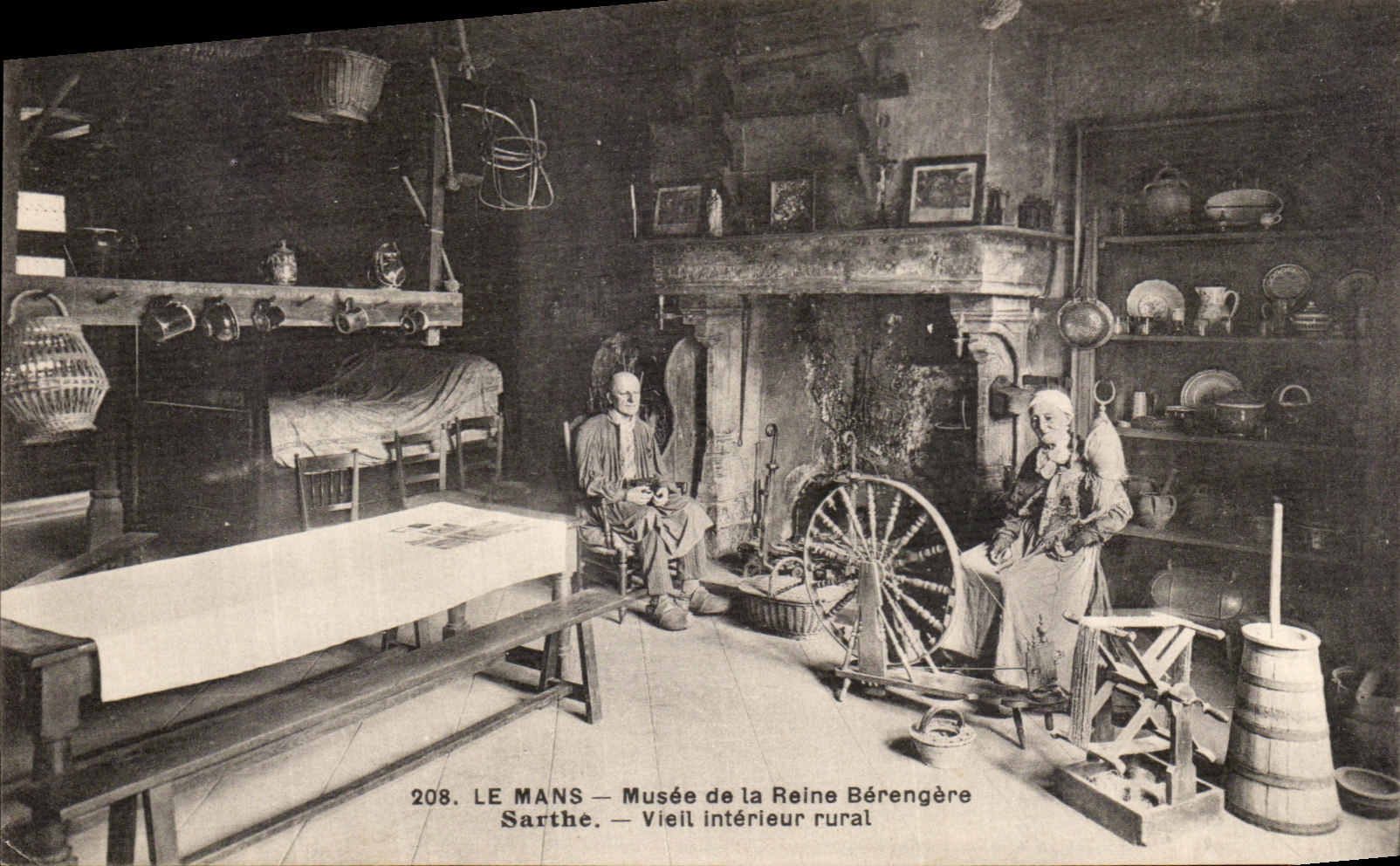 Le Mans — Musée de la Reine Bérengère — Vieux intérieur rural