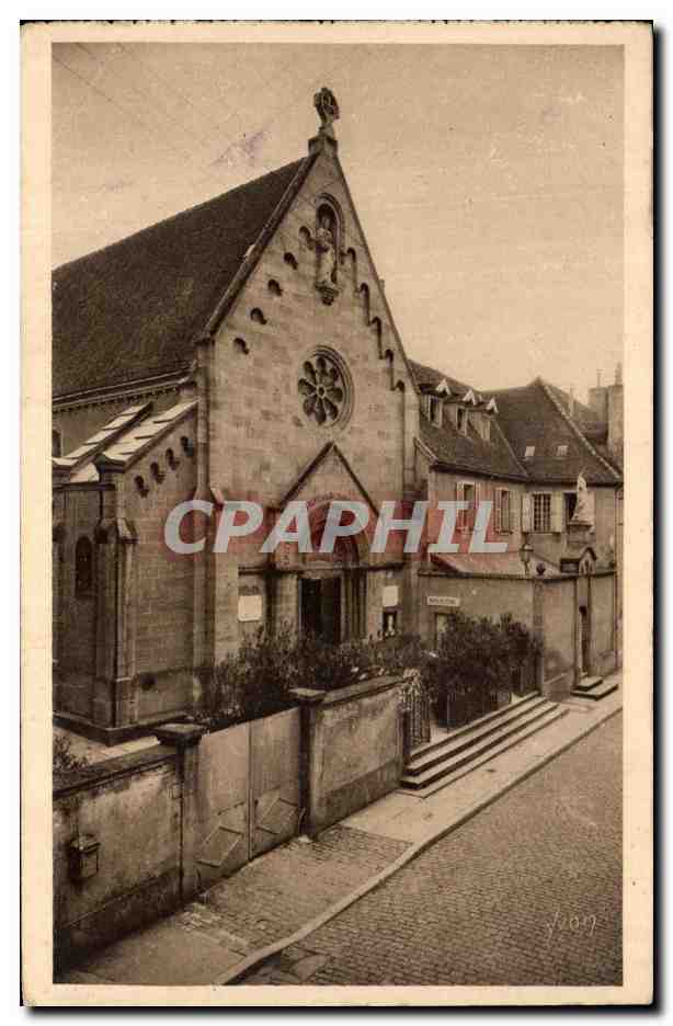 Paray-le-Monial — Chapelle et façade extérieure du monastère de la Visitation de Paray où Sainte Marguerite-Marie Alacoque fut reçue le 20 juin 1671 — Les Éditions d'Art YVON, Paris