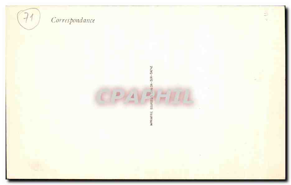 CPA Chalon Sur Saone Boulevard De La Republique — Rückseite