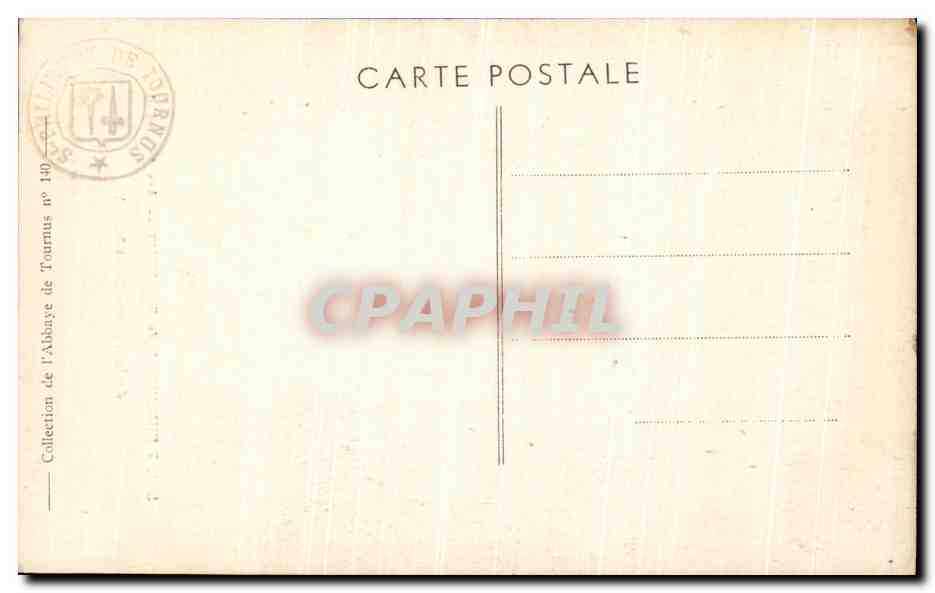 Saint-Philibert de Tournus — Arc triomphal de la Tribune Saint-Michel — Phot. Combier — Verso