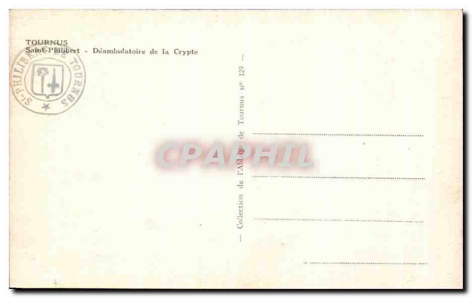 Tournus - Déambulatoire de la Crypte — Abbaye Saint-Philibert — Reverso