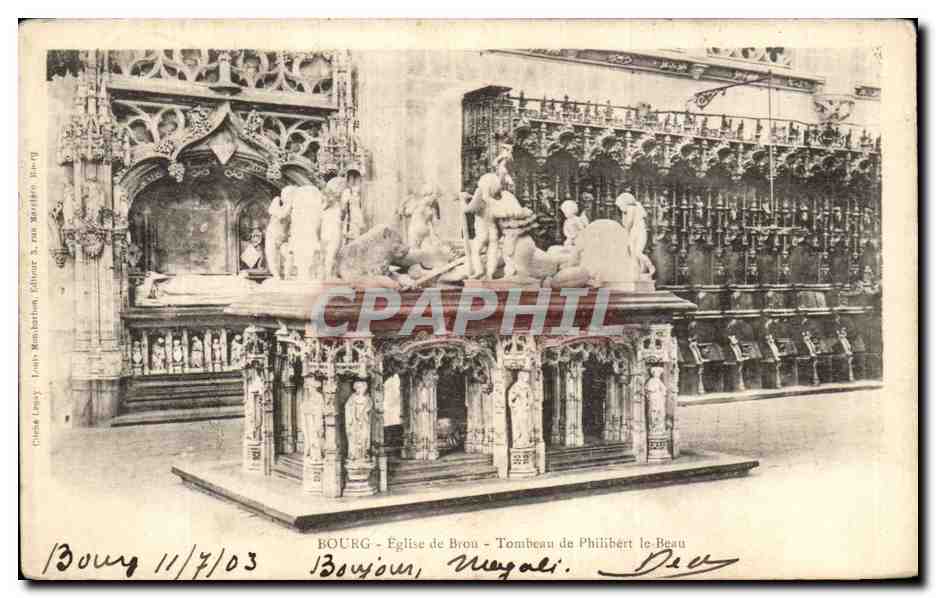 CPA Bourg Eglise De Brou Tombeau de Philibert Le Beau