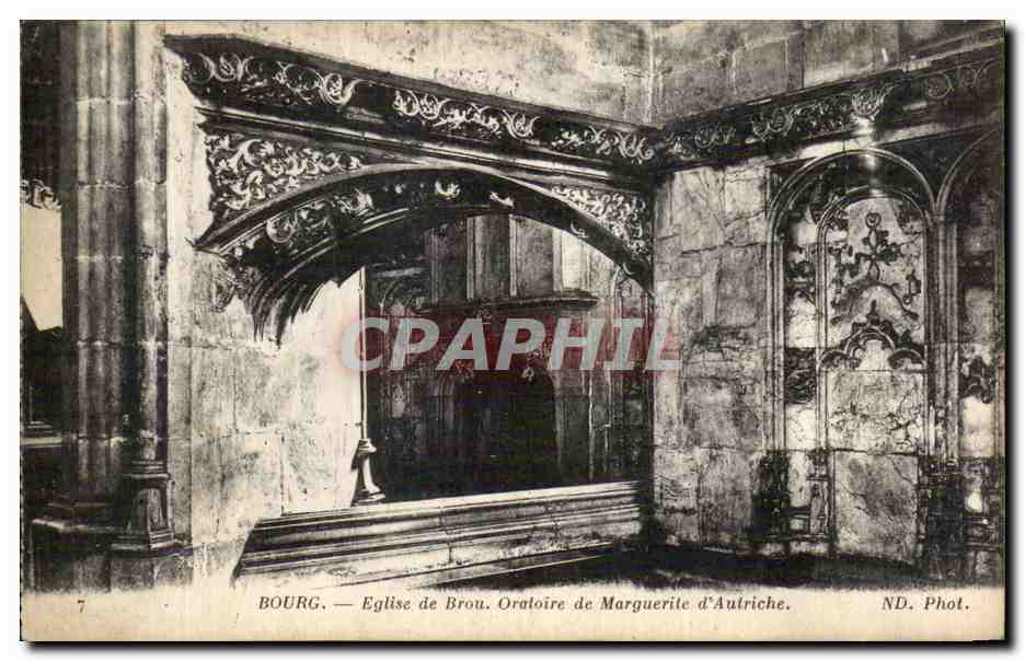 Bourg. Église de Brou. Oratoire de Marguerite d'Autriche.