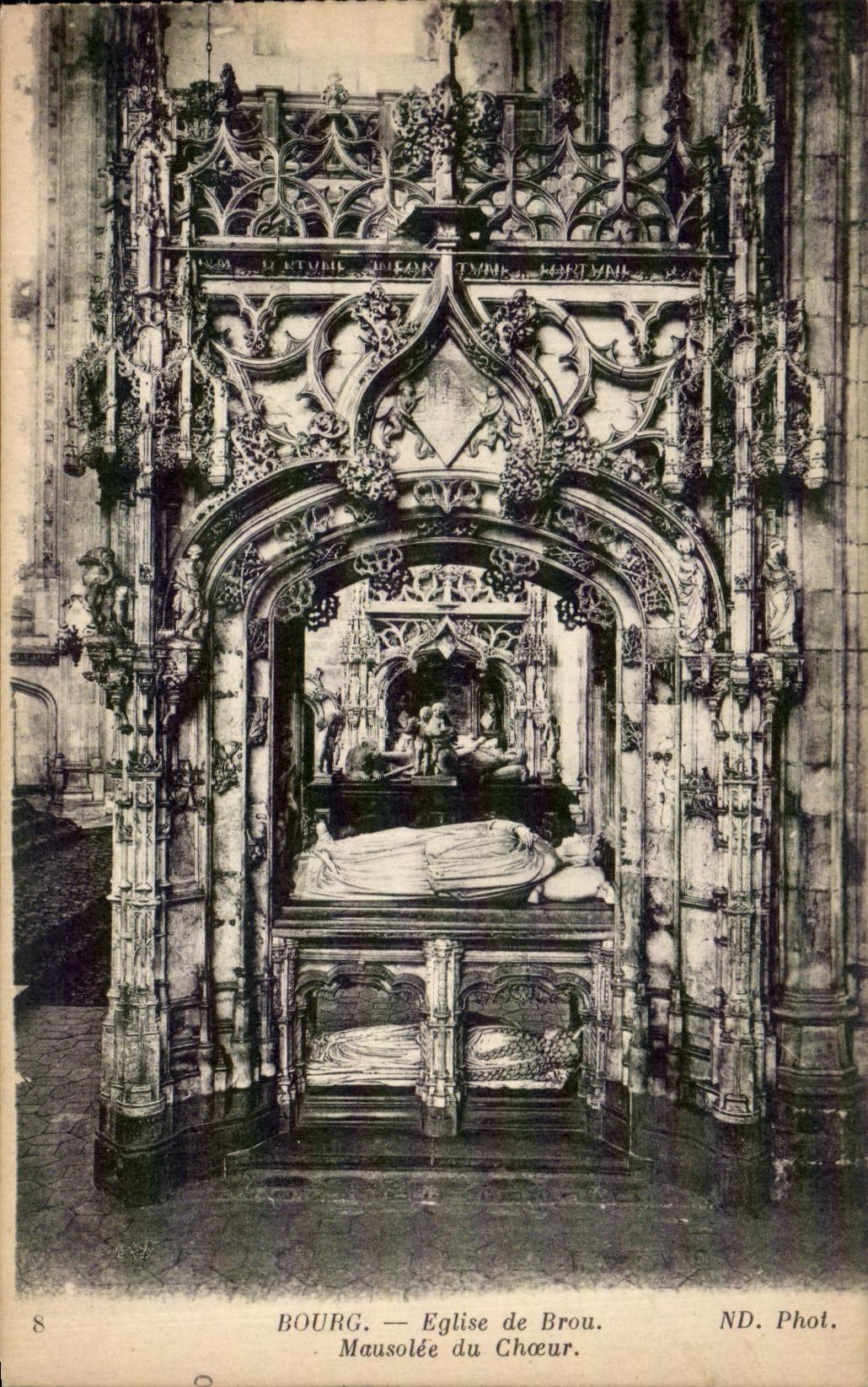 Bourg — Église de Brou. Mausolée du Chœur — ND. Phot.