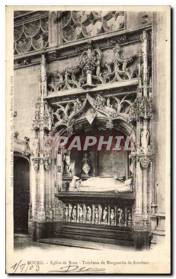 CPA Bourg Eglise De Brou Tombeau de Marguerite de Bourbon 