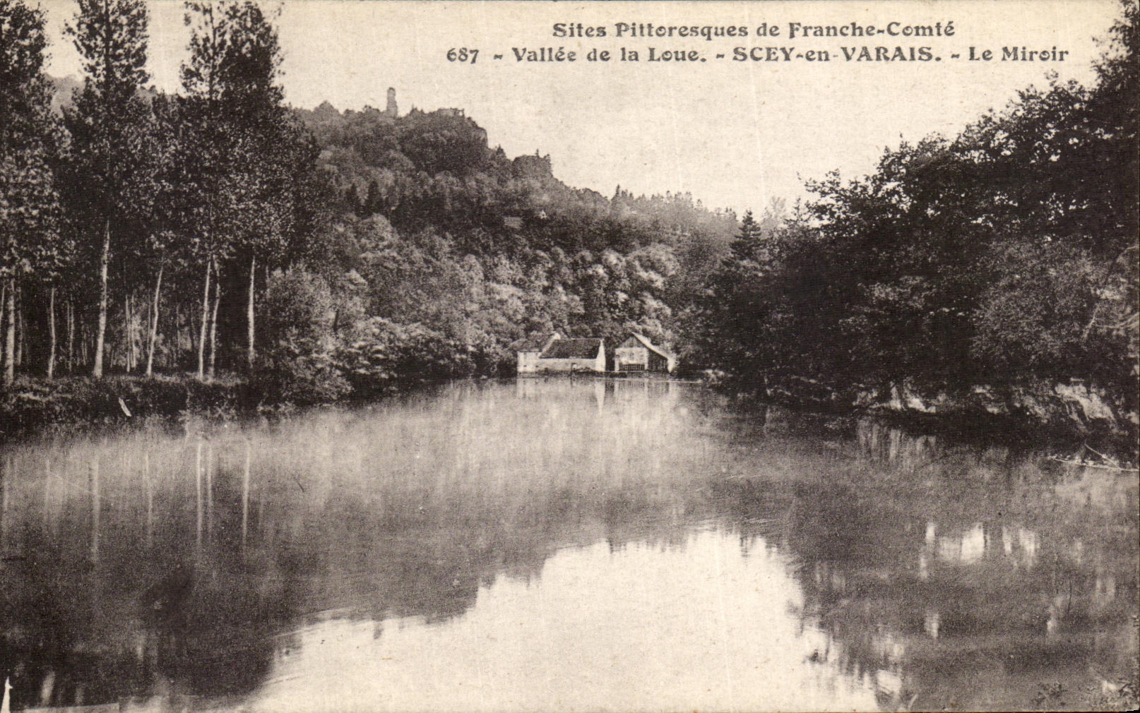 CPA Vallee De La Loue Scey En Varais Le Miroir 