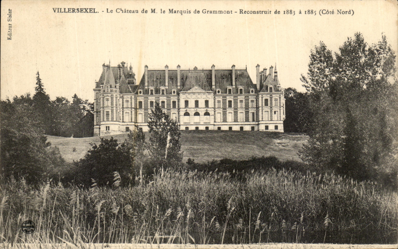 CPA Villersexel Le Chateau de M Le Marquis De Grammont Reconstruit de 