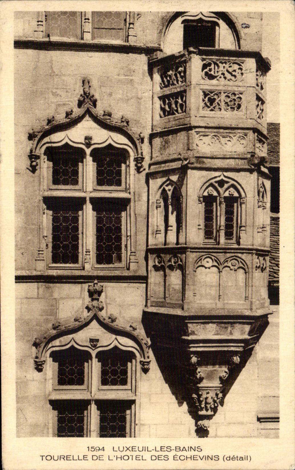 CPA Luxeuil Les Bains Tourelle De L Hotel Des Echevins 