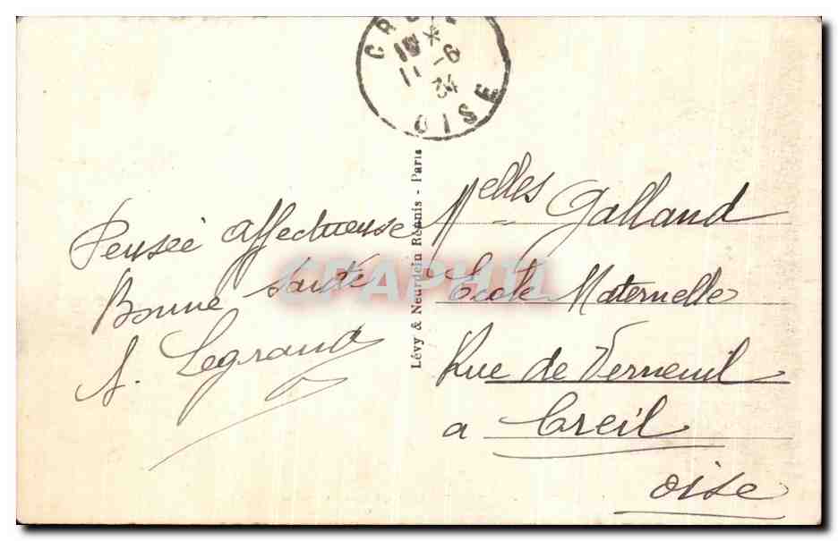 CPA Luxeuil Les Bains L Etablissement Thermal  — Verso