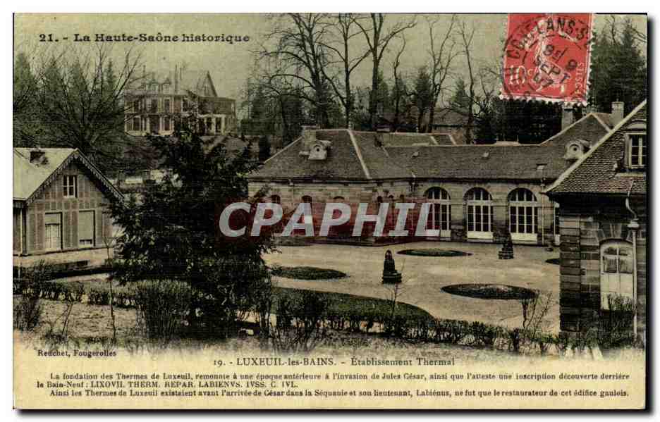 LUXEUIL-LES-BAINS — Établissement Thermal — Reuchet, Fougerolles
