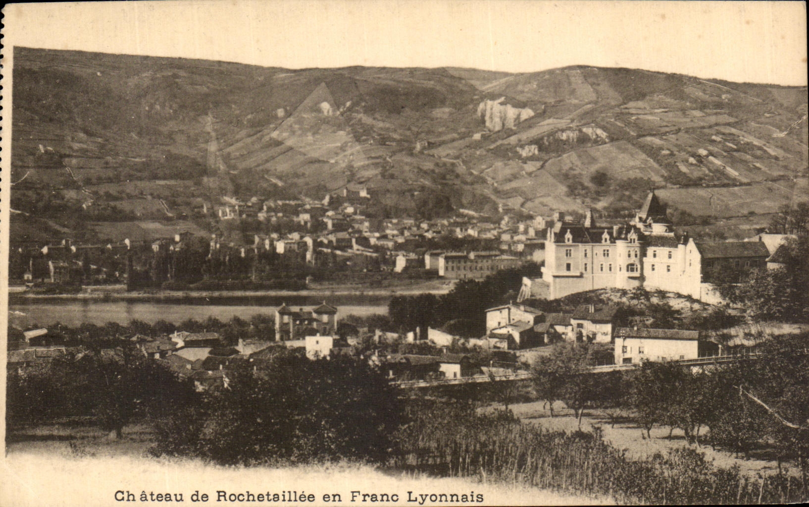 CPA Chateau de Rochetaillee en Franc Lyonnais