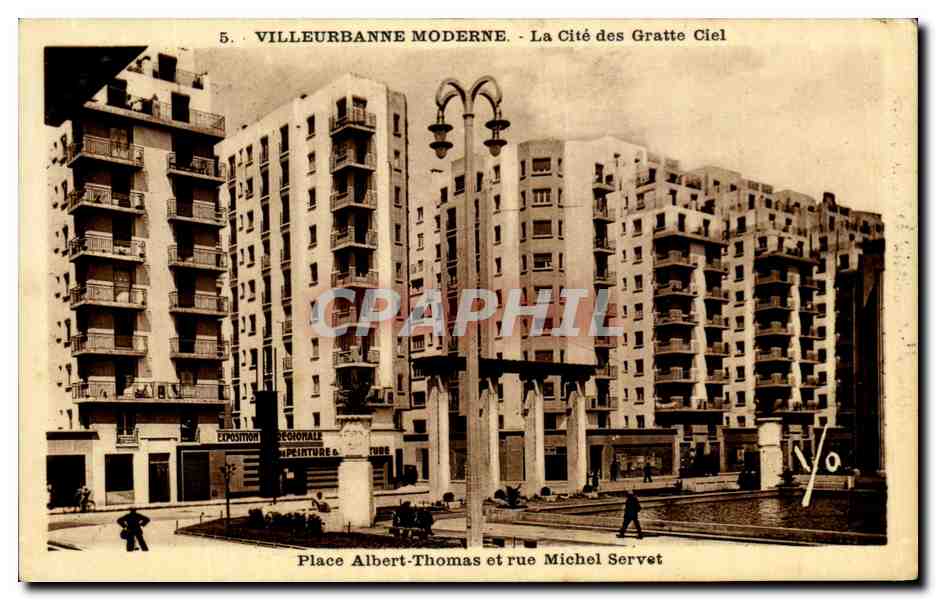 Villeurbanne Moderne — La Cité des Gratte Ciel — Exposition Régionale de Peinture à Lyon