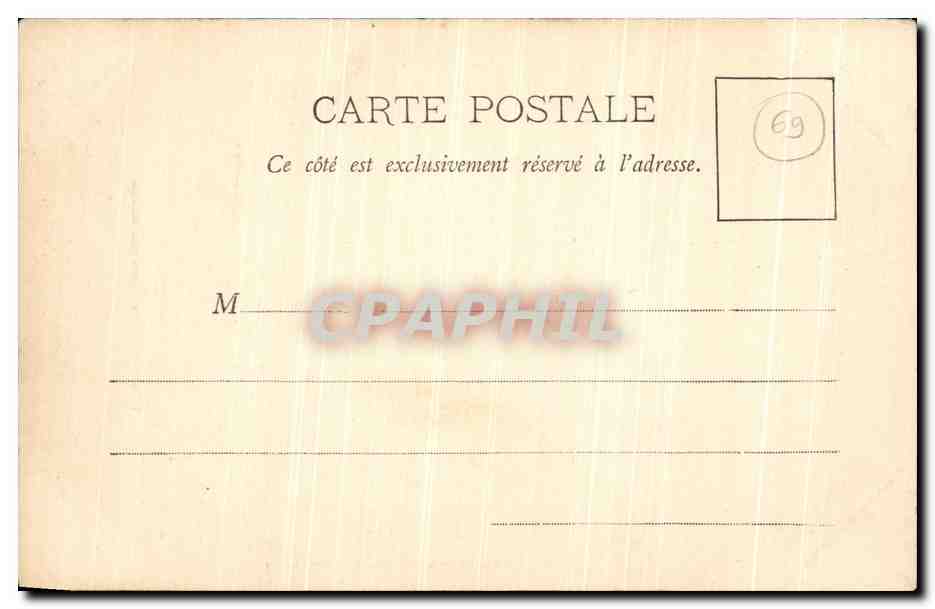 Villefranche-sur-Saône — L'Église Notre-Dame-des-Marais — Lib. du Centre, Chambion, rue Nationale, 1899 — Verso