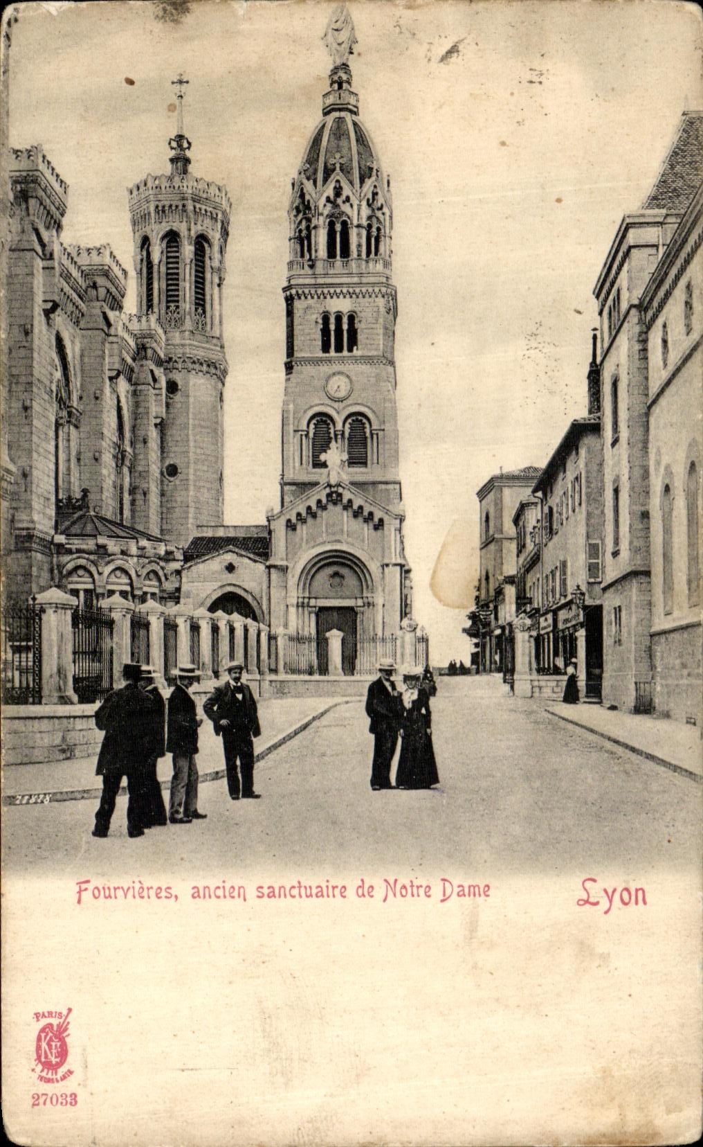 Fourvières, ancien sanctuaire de Notre Dame — Lyon — éditeur Paris, n° 27038