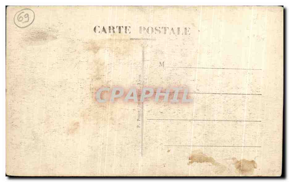 LYON — Le Pont Rustique — Éditeur Lyon, n°62 — Verso