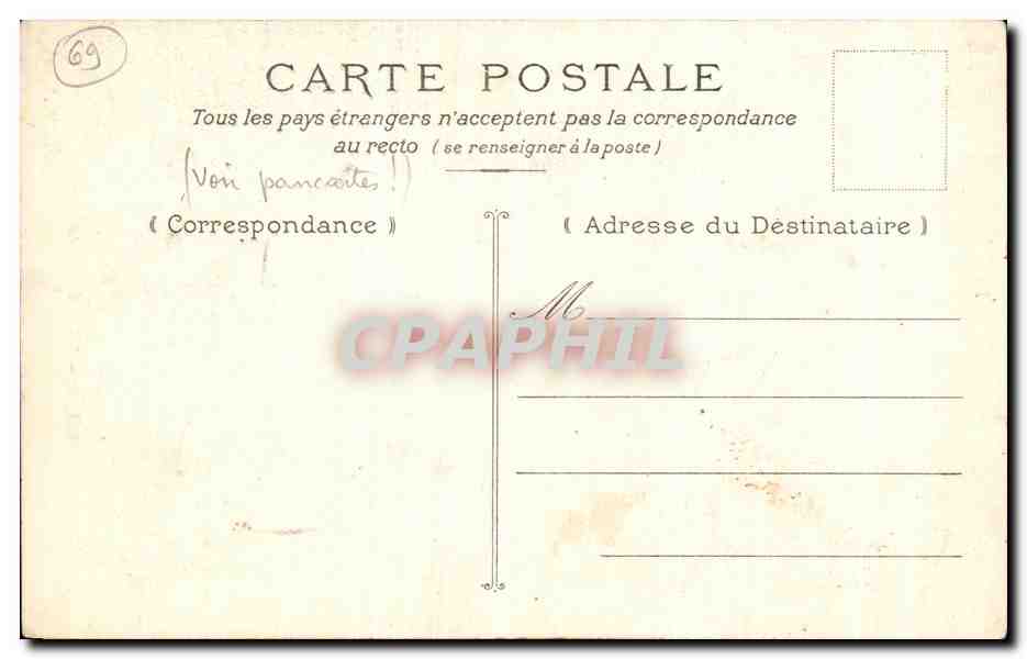S. Lyon — Hôtel des Gadagnes — H. B. et Cie, édit., Lyon — Reverso