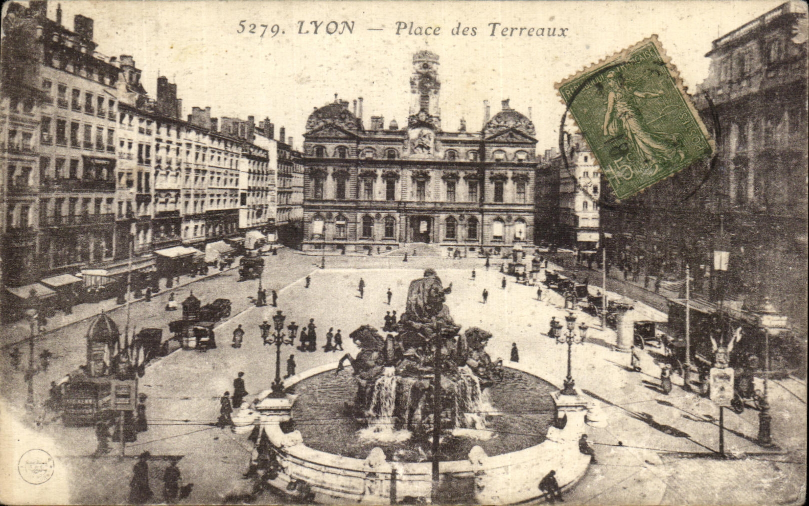CPA Lyon Place des Terreaux