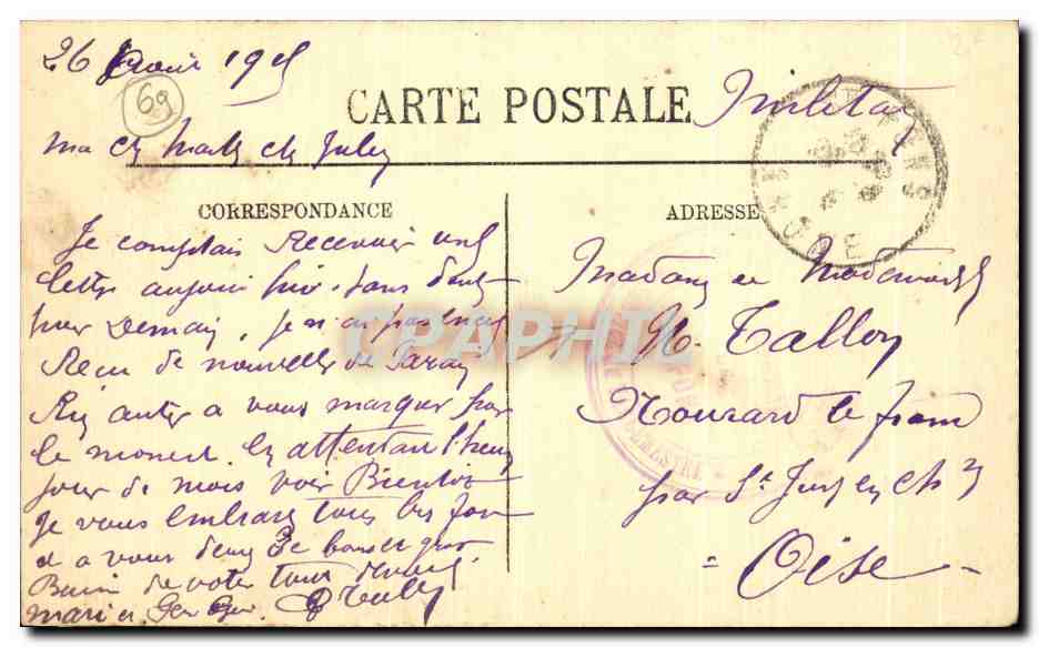 Lyon — Le Palais de Justice et Fourvière — LL. n° 445 — Reverso
