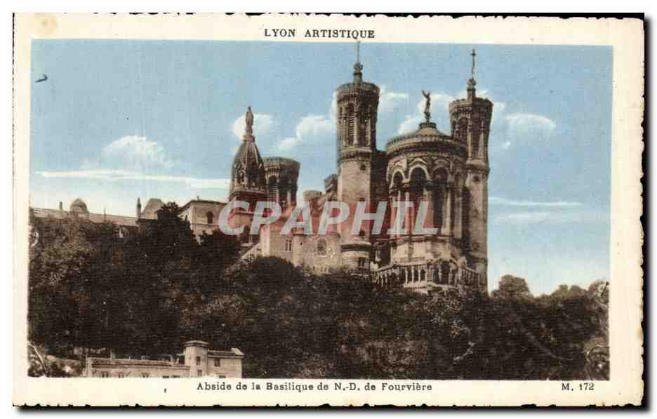Abside de la Basilique N.D. de Fourvière — Lyon Artistique — M. 172
