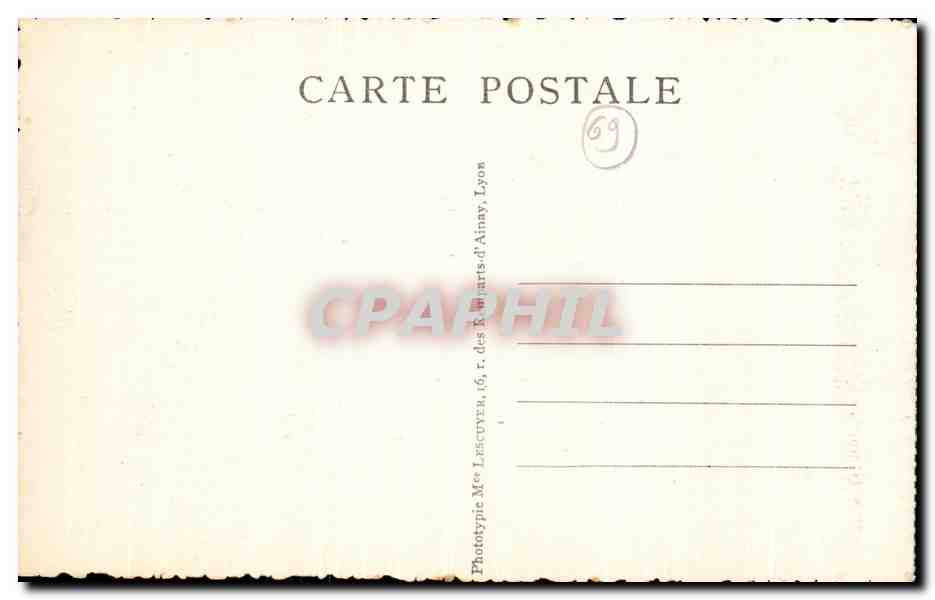 Boulevard des Belges et gare des Brotteaux — Lyon Artistique — M. 185 — Reverso