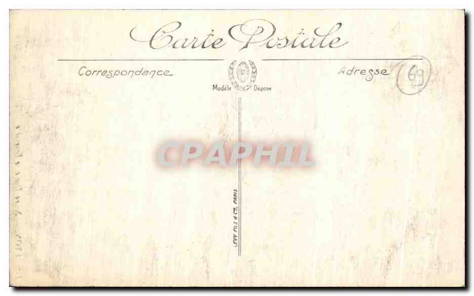 LYON — Notre-Dame de Fourvière — Éditeur SELECT, n° 179 — Verso