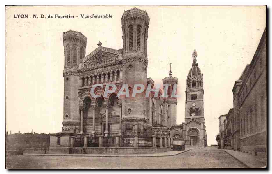 CPA Lyon de Fourviere Vue d ensemble