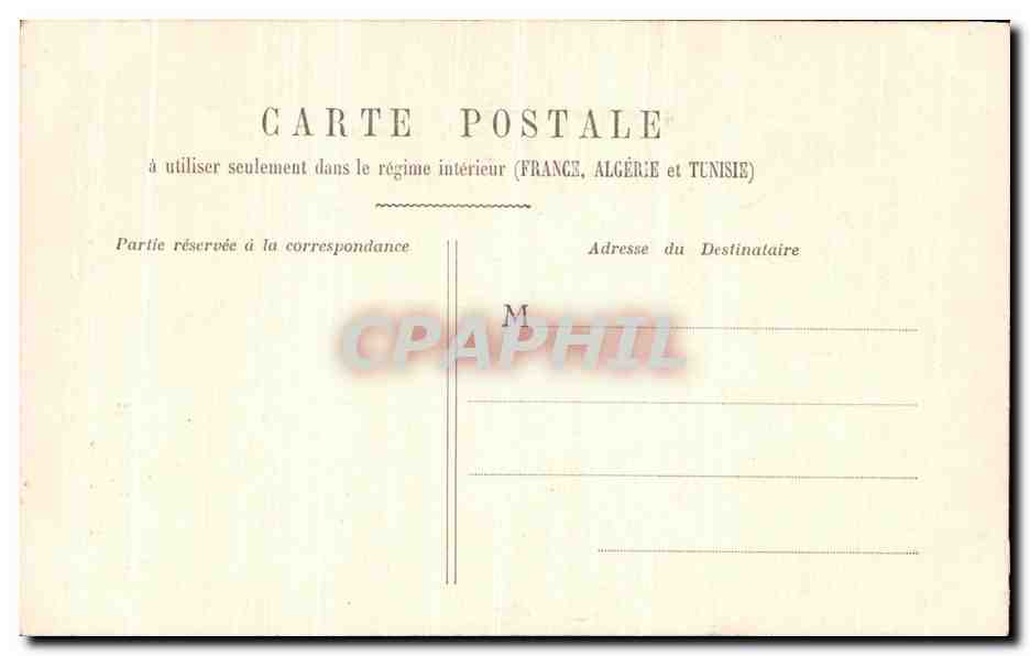 CPA Lyon Monument Carnot — Verso