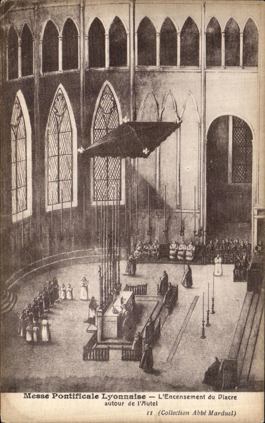 Messe Pontificale Lyonnaise — L'Encensement du Diaacre — Collection Abbé Marduel