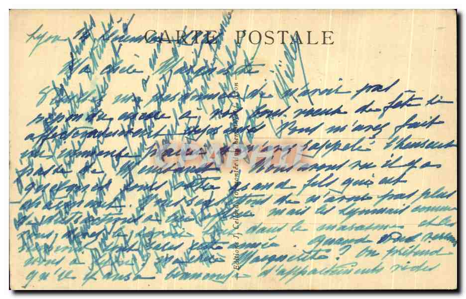 Lyon - 198 — l'horloge de la cathédrale — Édition J. Cellard — Rückseite