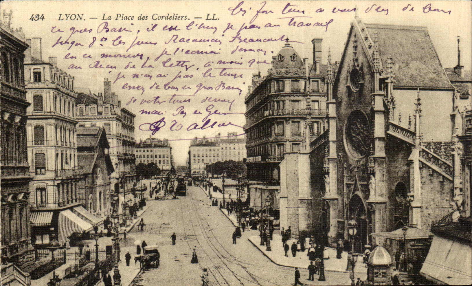 LYON — La Place des Cordeliers — LL. N° 434