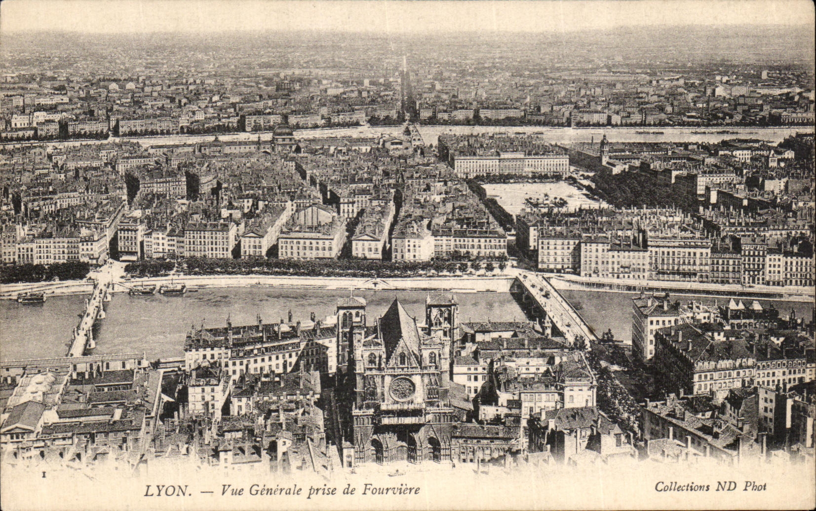 LYON — Vue Générale prise de Fourvière — Collections ND Phot