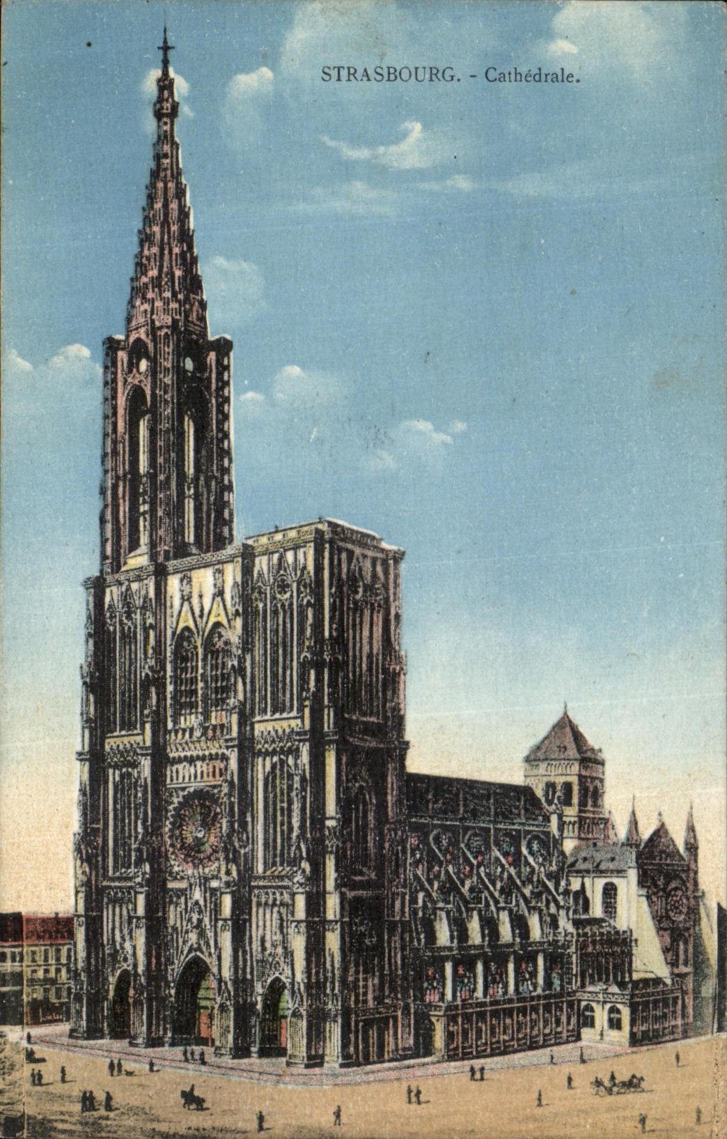 CPA Strasbourg Cathedrale 