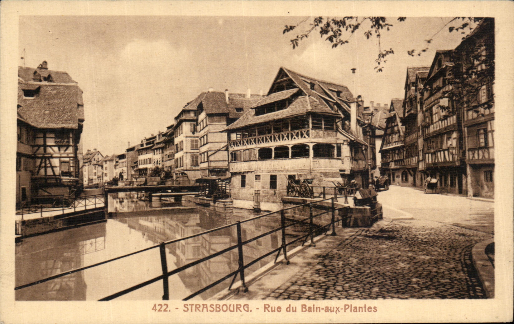 CPA Strasbourg Rue du Bain aux Plantes