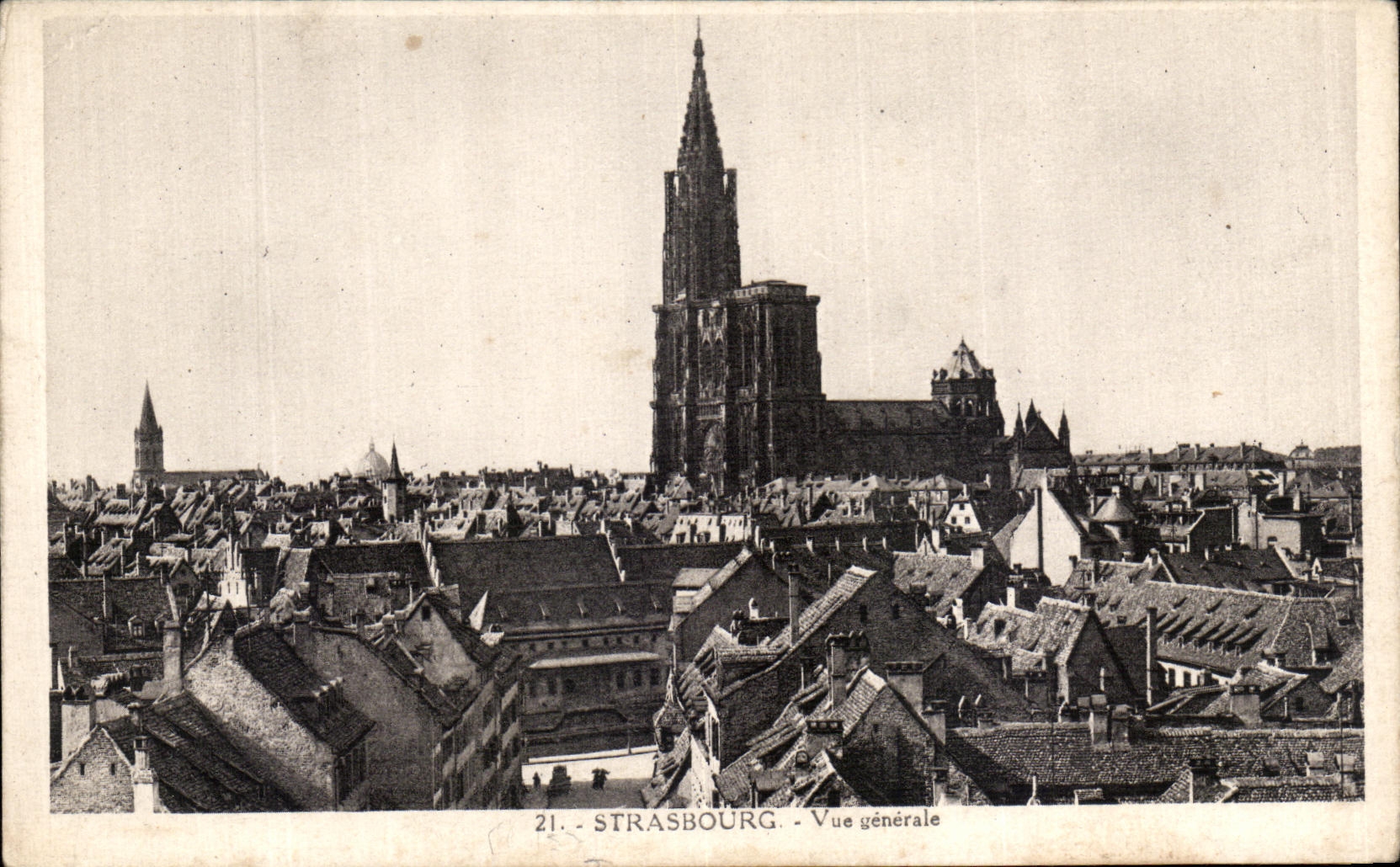 CPA Strasbourg Vue Generale