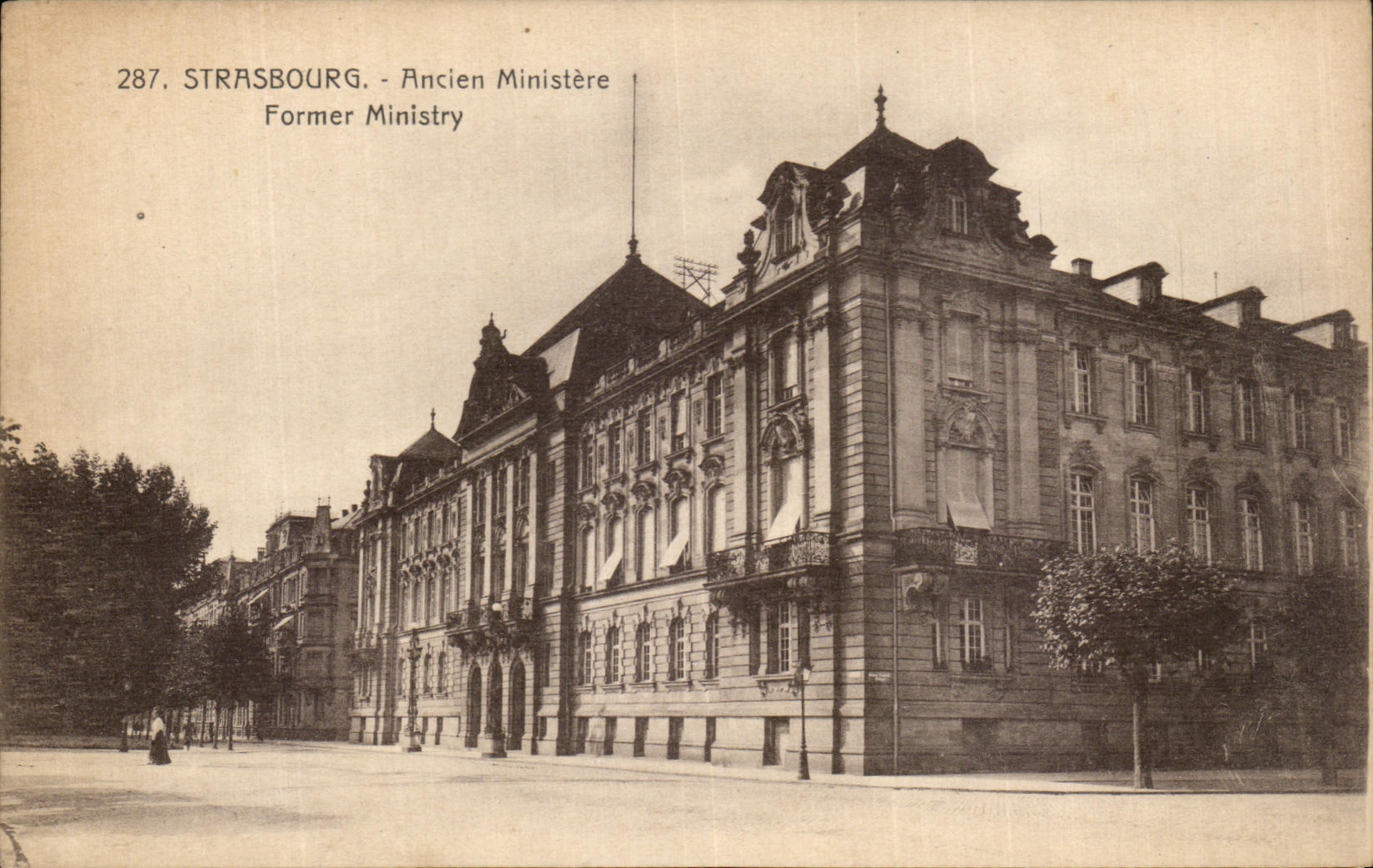 CPA Strasbourg Ancien Ministere 