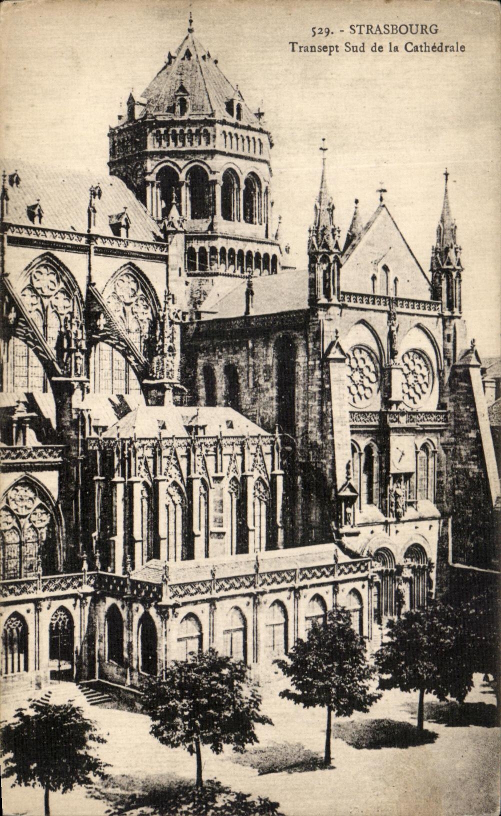CPA Strasbourg Transept sud de la Cathedrale
