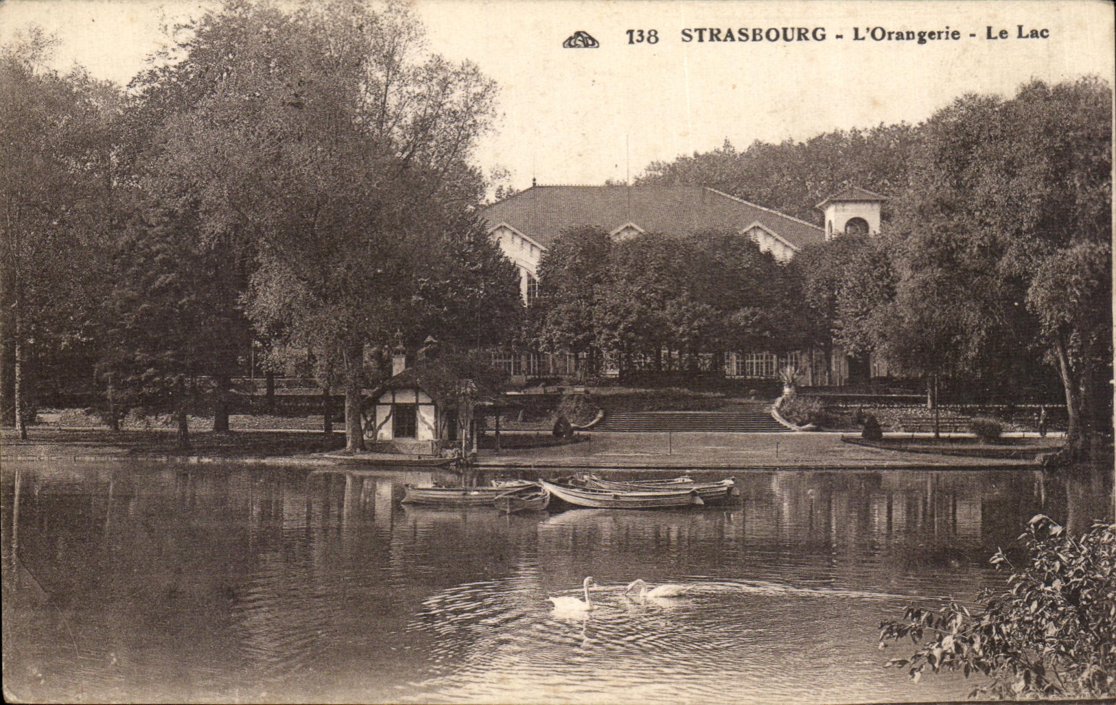 CPA Strasbourg L Orangerie Le Lac