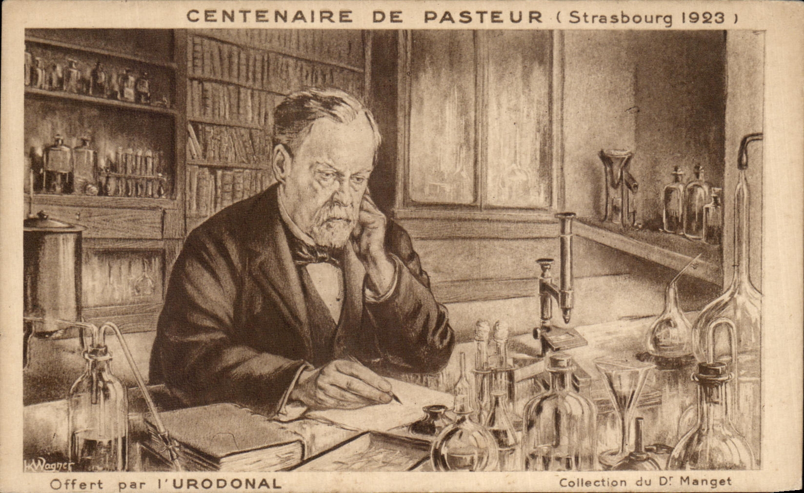 CPA Strasbourg Centenaire De Pasteur 1923 Urodonal