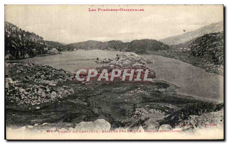 CPA Massif du Carlitte Etang de Pradeille pres des Bouillouses
