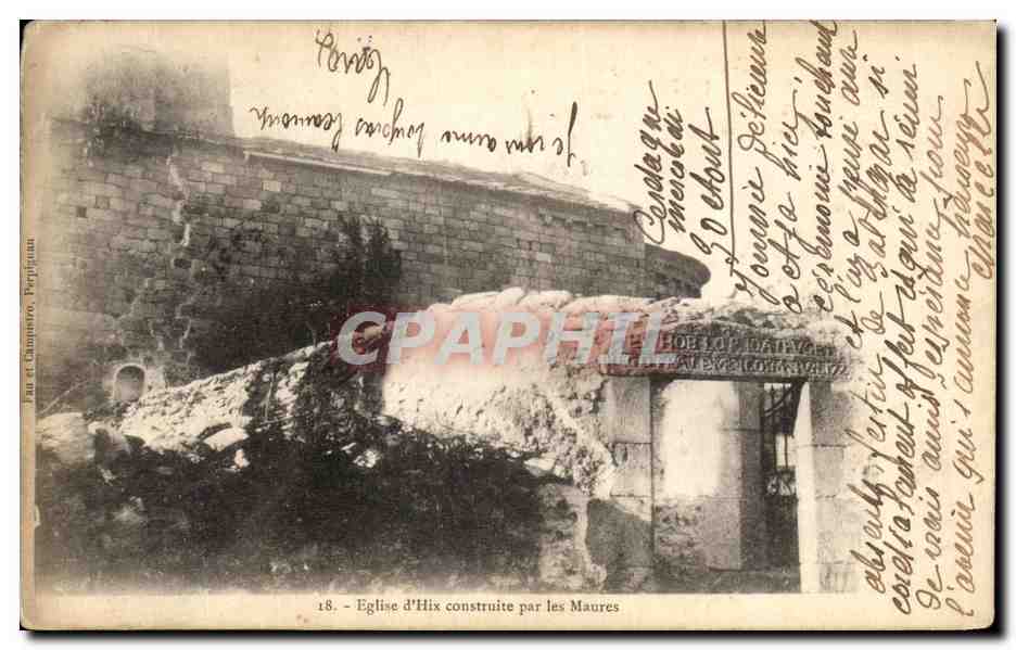 CPA Eglise D Hix Construite Par Les Maures 