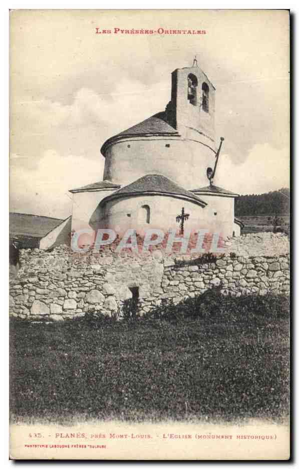 CPA Planes Pres Mont Louis L eglise