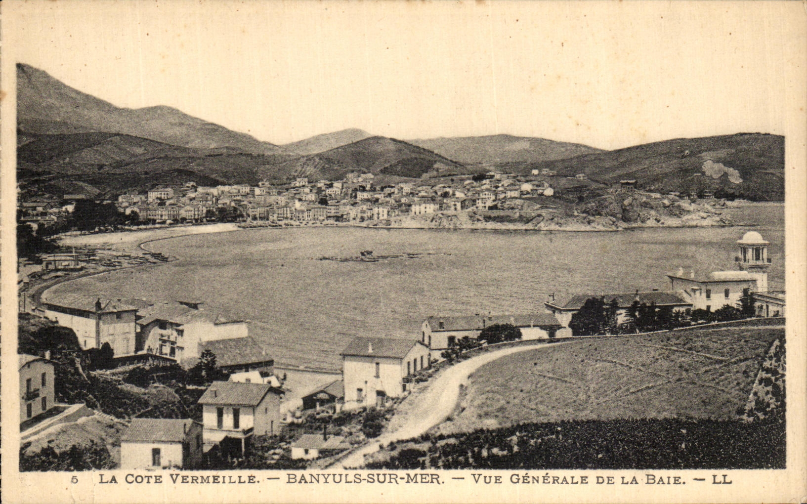 CPA Banyuls Sur Mer Vue Generale De La Baie