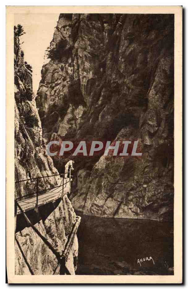 CPA Amelie Les Bains Gorges du Mondony