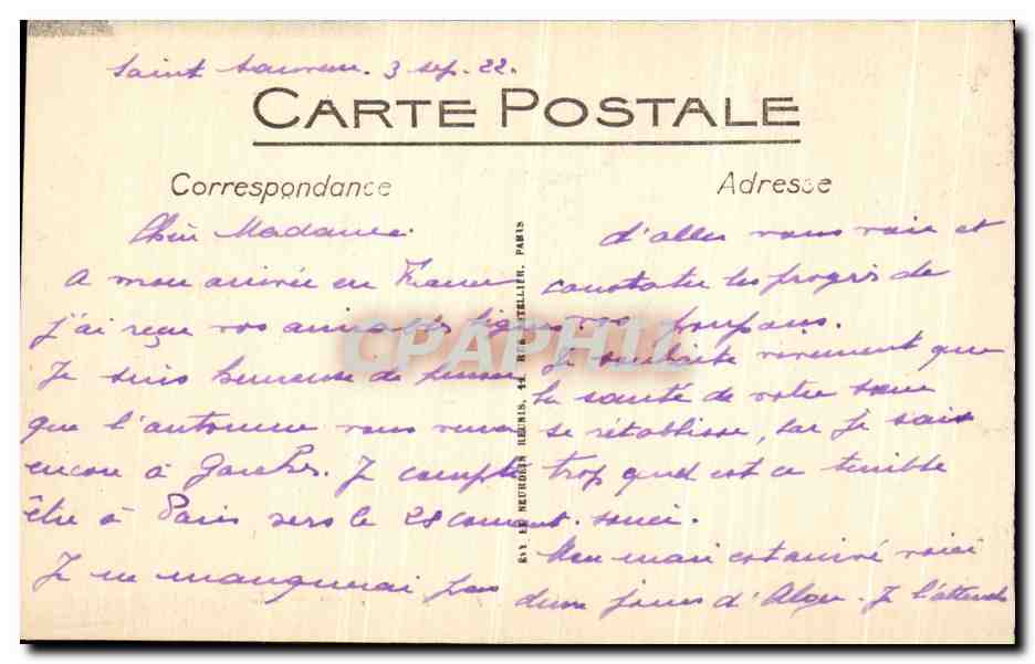 CPA Environs de Luz a Gavarnie Porte Espagne et Pont Napoleon — Verso