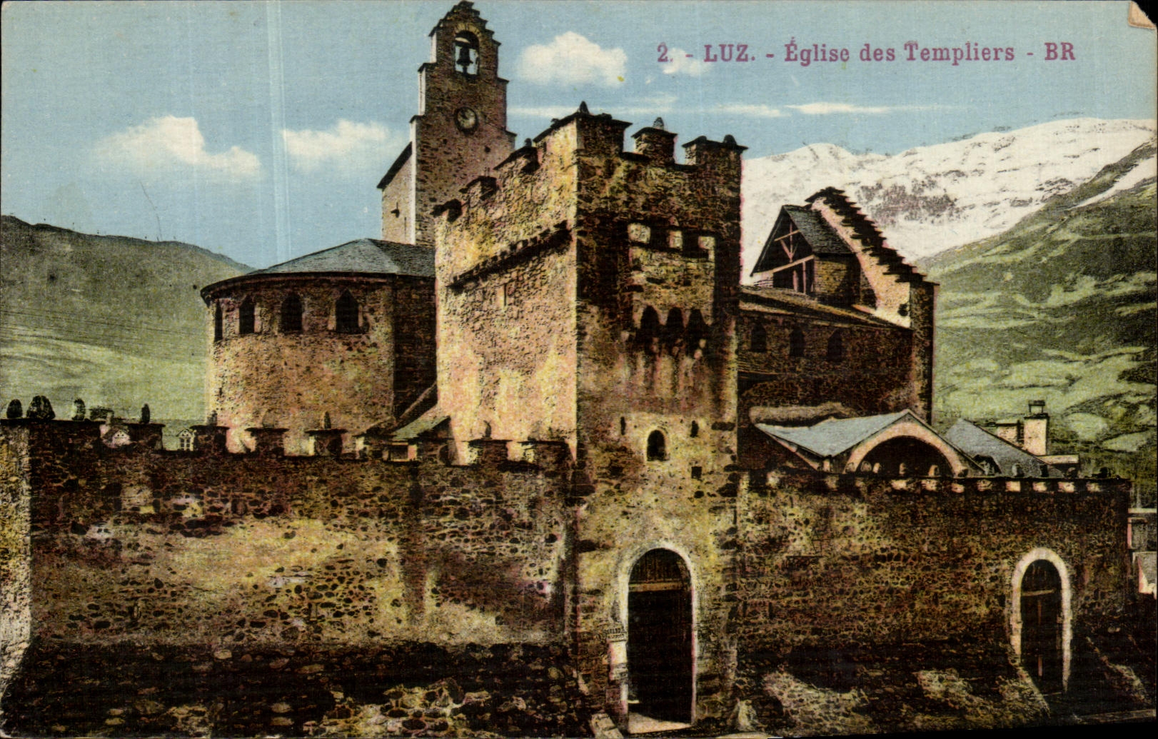 CPA Luz Eglise des Templiers